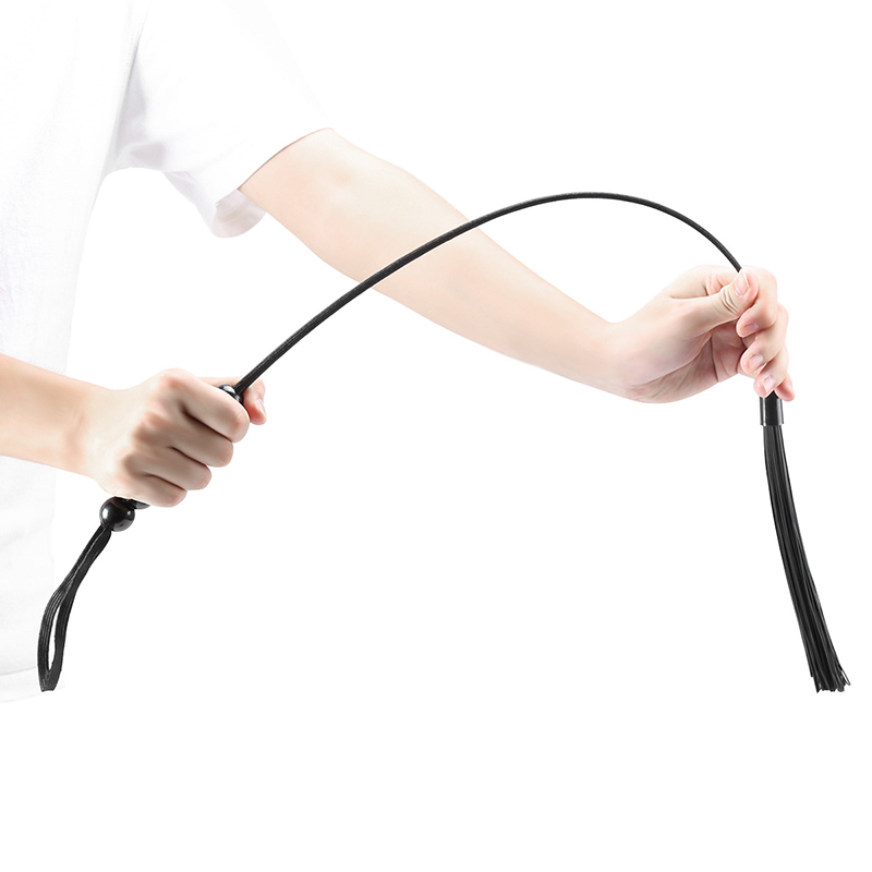 Riding Crop Dressage - 48,5 cm Sei Perline Manico Nappe