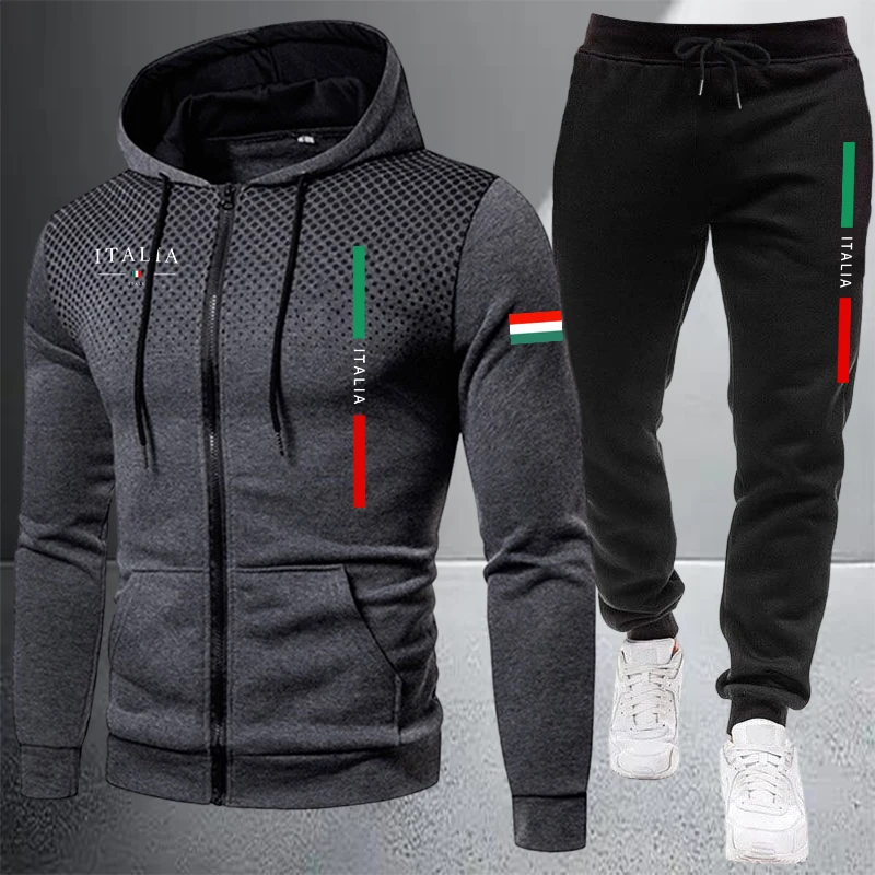 Outdoor Sport Winter Jacket - Tuta da uomo casual con cappuccio