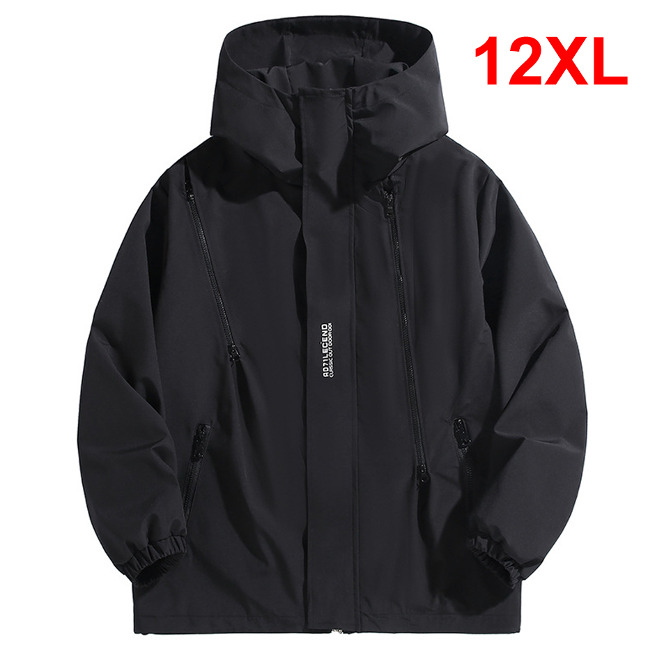 Outdoor Sport Waterproof Jacket - 10XL 12XL Plus Size Giacca a