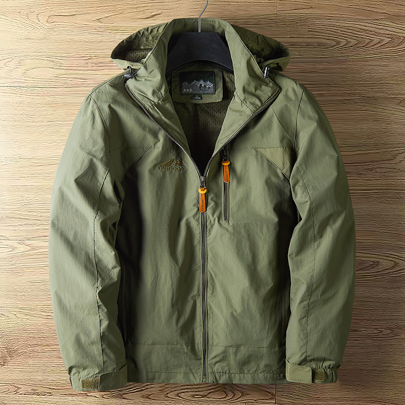 Outdoor Sport Waterproof Jacket - Giacca Impermeabile Primaverile da Uomo, Leggera