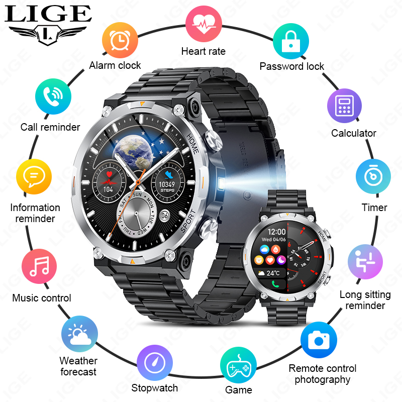 Outdoor Sport Day - Nuovo Smartwatch Sportivo da Uomo per