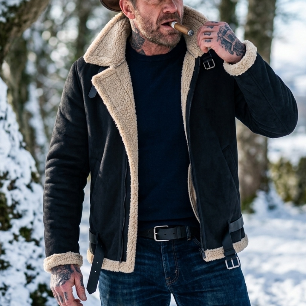 Outdoor Sport Winter Jacket - Giacca Invernale da Uomo in Finta