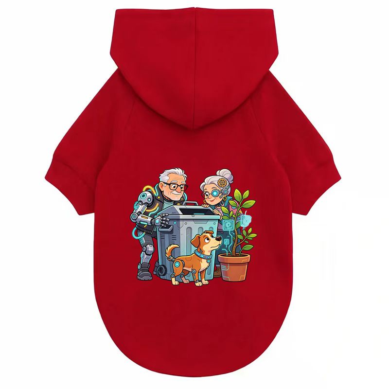 Outdoor Sport Winter Jacket - Giacca con Cappuccio per Cani con
