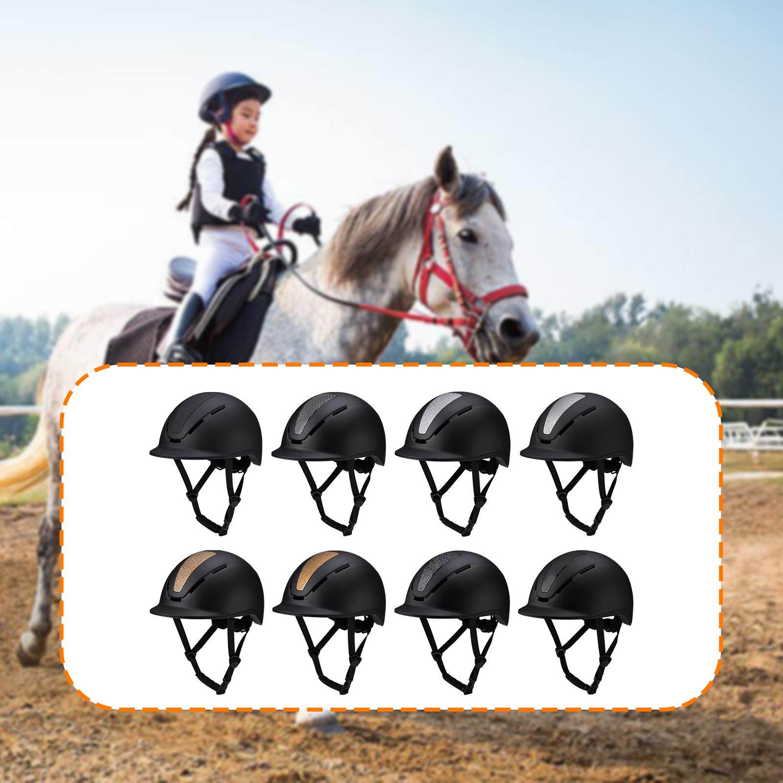 Equestrian Helmet - Casco equestre regolabile con sottogola Protezione