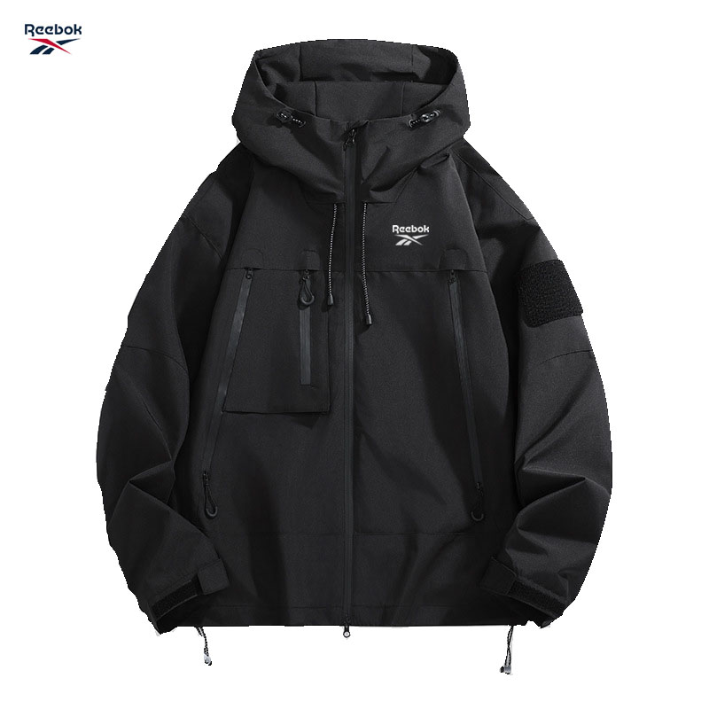 Outdoor Sport Waterproof Jacket - Giacca con Cappuccio Reebok da Uomo,
